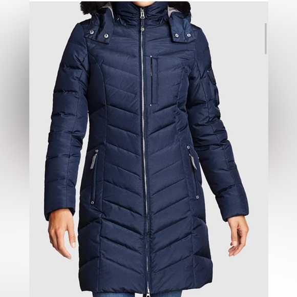 Eddie Bauer Jackets & Blazers - Eddie Bauer Coat. Parka. Navy blue. Size womens tall